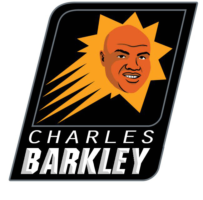 Phoenix Suns Charles Barkley Logo iron on heat transfer